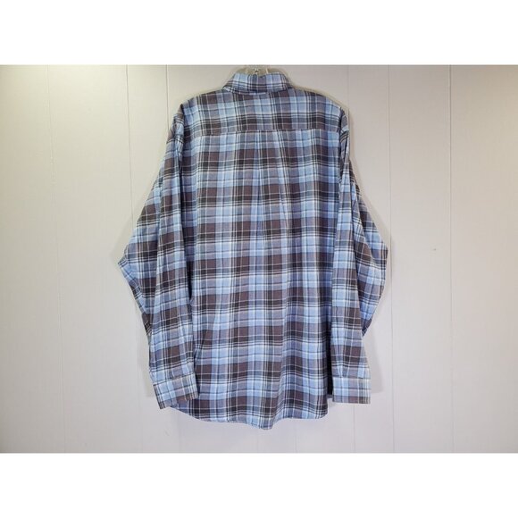 Brooks Brothers Madison Men's Large Plaid Long Sleeve Button Down Shirt - Picture 4 of 6